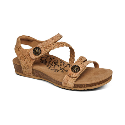Lauren - Sandalen mit geflochtenen Riemen