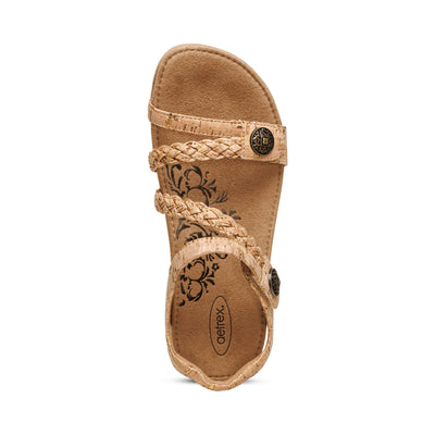 Lauren - Sandalen mit geflochtenen Riemen