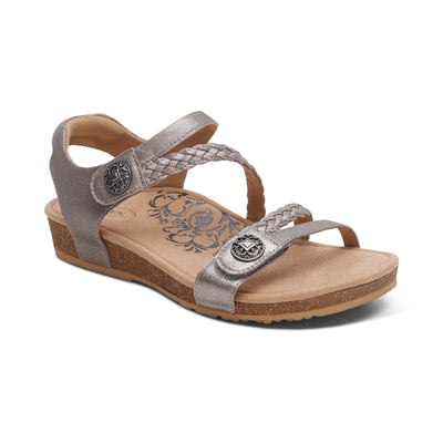 Lauren - Sandalen mit geflochtenen Riemen