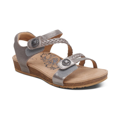 Lauren - Sandalen mit geflochtenen Riemen