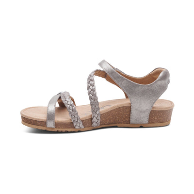 Lauren - Sandalen mit geflochtenen Riemen