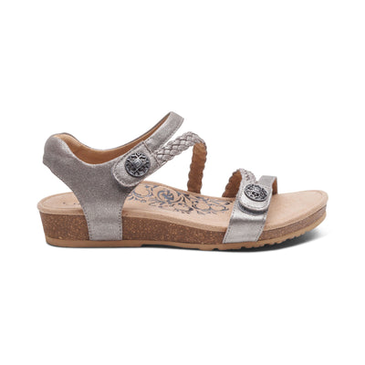 Lauren - Sandalen mit geflochtenen Riemen