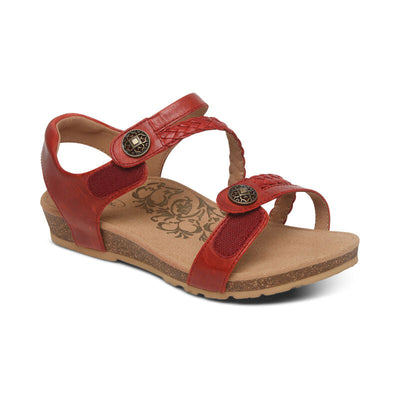 Lauren - Sandalen mit geflochtenen Riemen