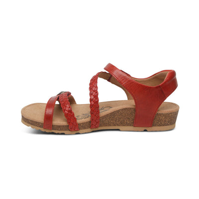 Lauren - Sandalen mit geflochtenen Riemen