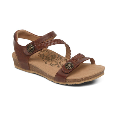 Lauren - Sandalen mit geflochtenen Riemen