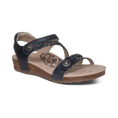 Lauren - Sandalen mit geflochtenen Riemen