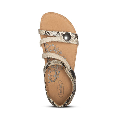 Lauren - Sandalen mit geflochtenen Riemen
