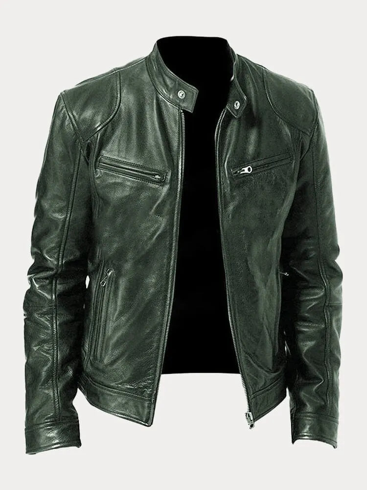 Clara™ | Lässige Lederjacke