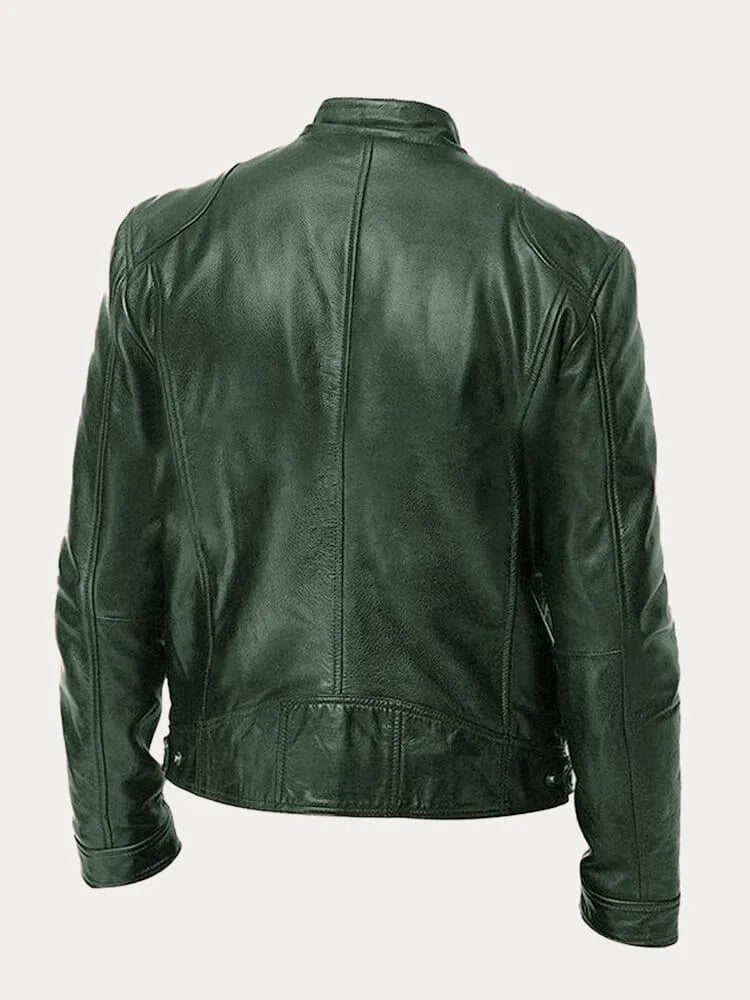 Clara™ | Lässige Lederjacke