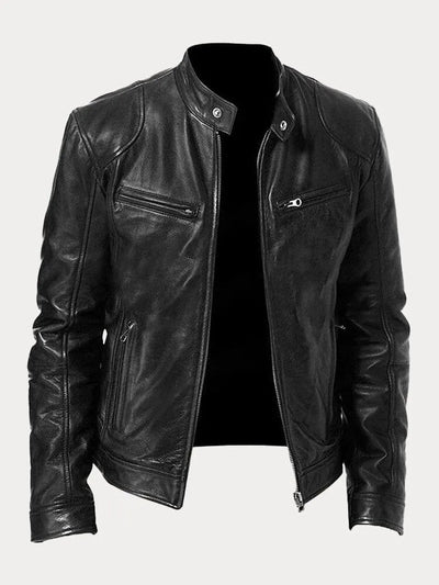 Clara™ | Lässige Lederjacke