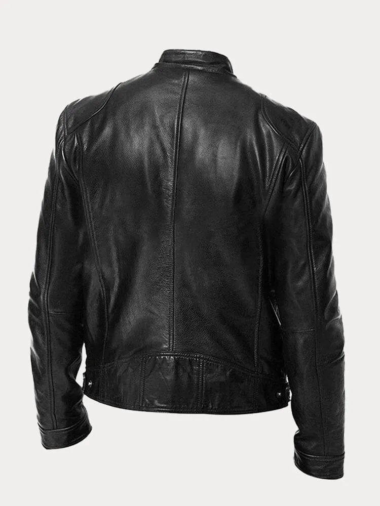 Clara™ | Lässige Lederjacke