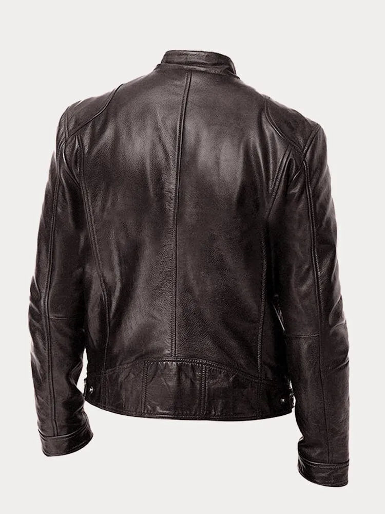 Clara™ | Lässige Lederjacke