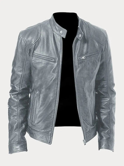 Clara™ | Lässige Lederjacke
