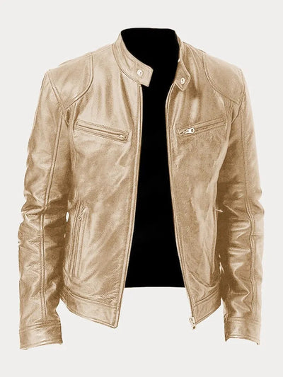 Clara™ | Lässige Lederjacke