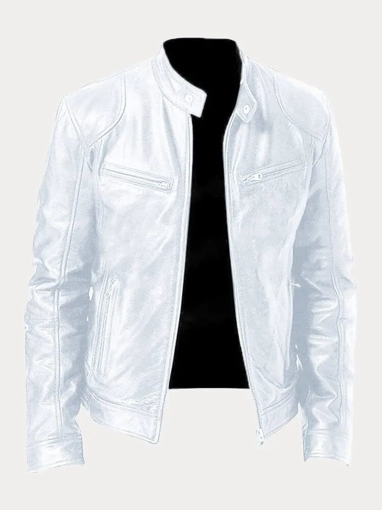 Clara™ | Lässige Lederjacke