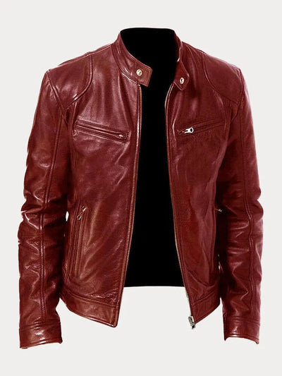Clara™ | Lässige Lederjacke