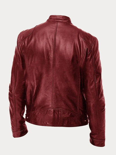 Clara™ | Lässige Lederjacke