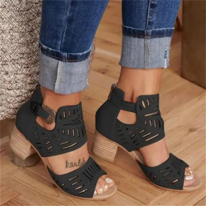 Kayla - Elegante Wedge Sandalen