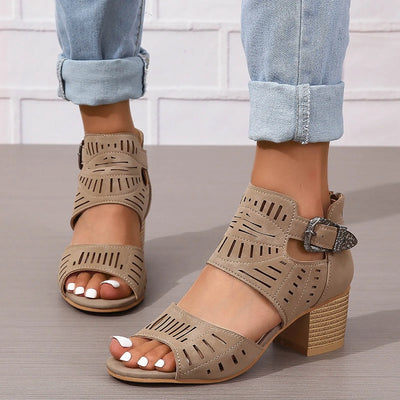 Sienna - Absatzsandalen mit Fersenriemen
