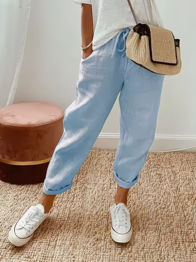 ALICE™ | Leichte Baumwoll-Leinen Hose