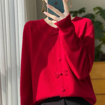 Heather - Cardigan mit Schleifen-Design