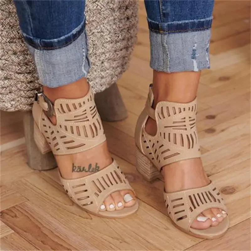 Kayla - Elegante Wedge Sandalen