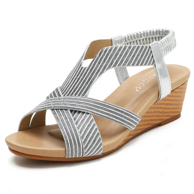 Naomi - Elegante Keilabsatzsandalen
