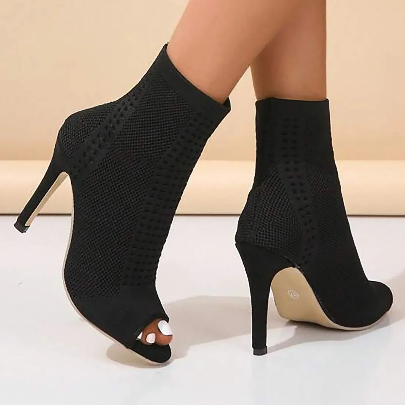 Melody - Stiefeletten mit diamantener Schnalle