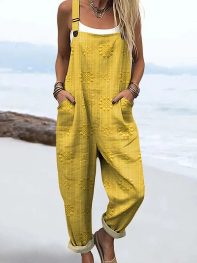 Petra - Vintage Lässiger Jumpsuit