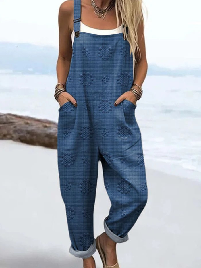 Petra - Vintage Lässiger Jumpsuit