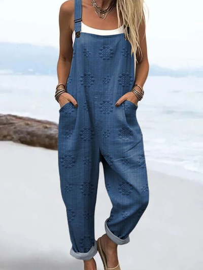Petra - Vintage Lässiger Jumpsuit