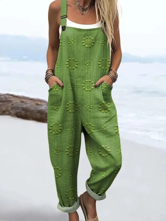 Petra - Vintage Lässiger Jumpsuit