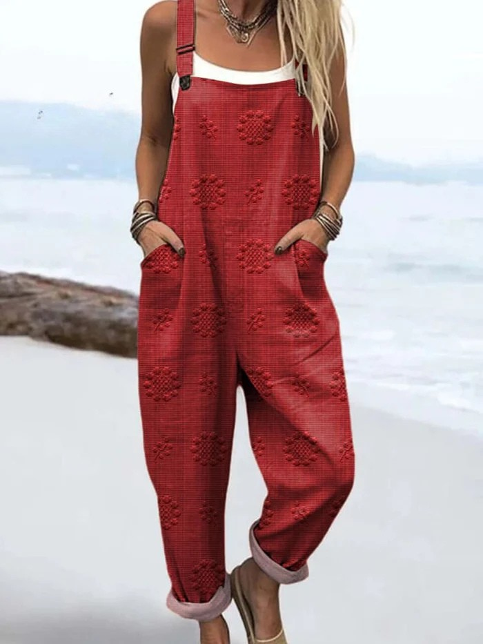 Petra - Vintage Lässiger Jumpsuit
