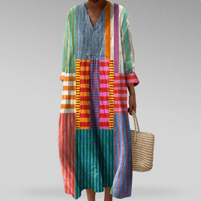 Jeanine™ Kleid mit geometrischen Mustern