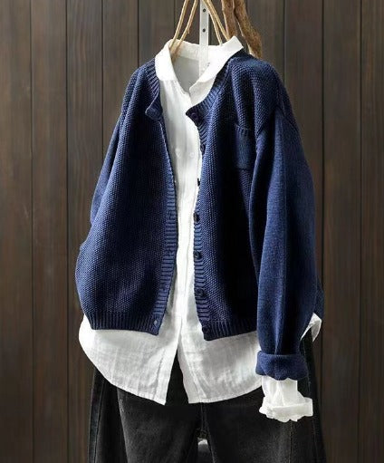 Kirsty - Rundhals-Cardigan