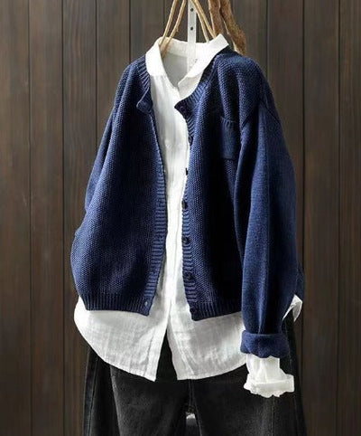 Kirsty - Rundhals-Cardigan