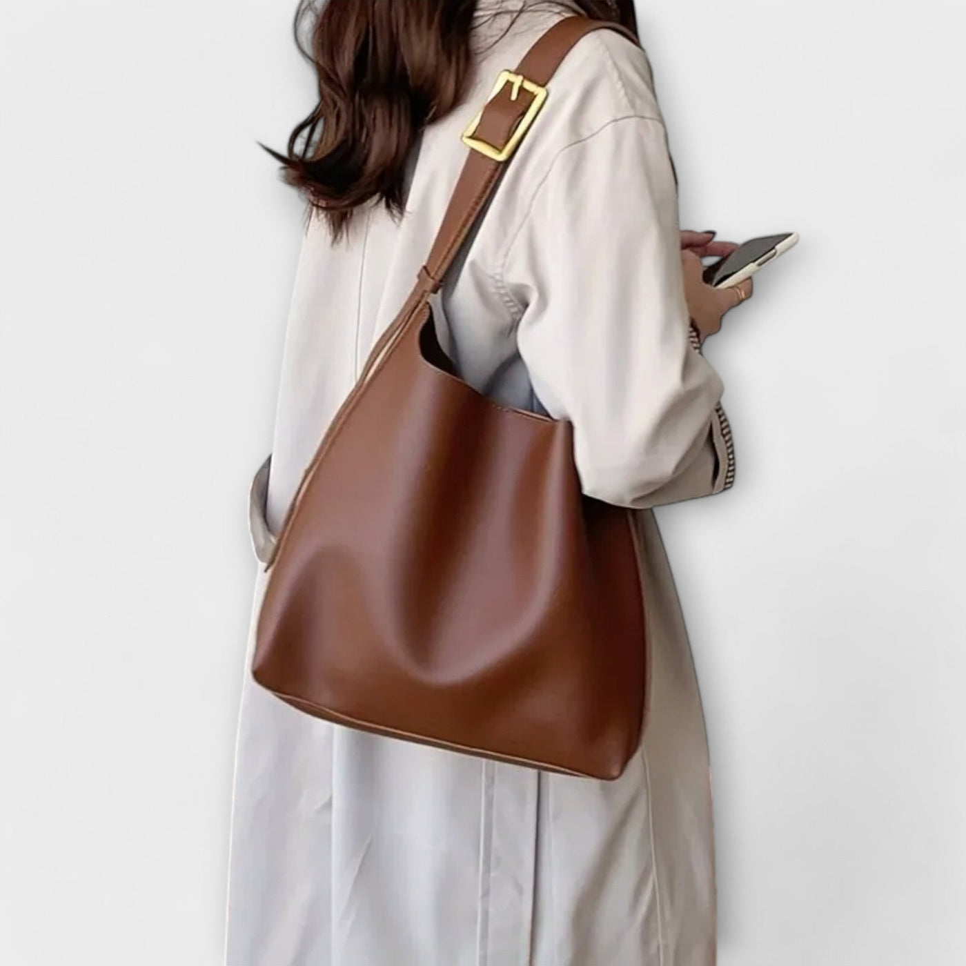 Olivia – Elegante Leder-Schultertasche