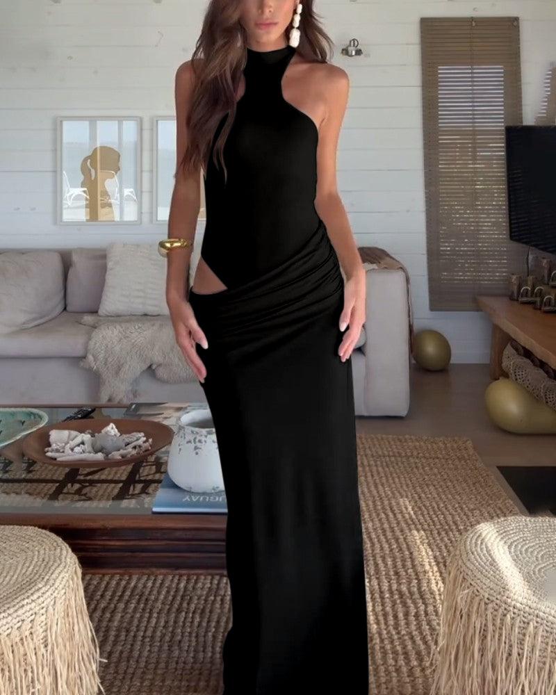 Sexy Ärmelloses Hohlkleid