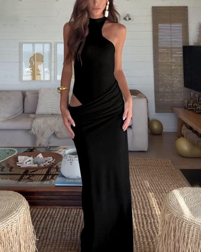 Sexy Ärmelloses Hohlkleid