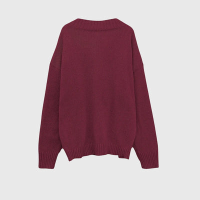 Carole - V-Ausschnitt Strickpullover