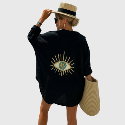 Anna - Griechisches Augen-Shirt