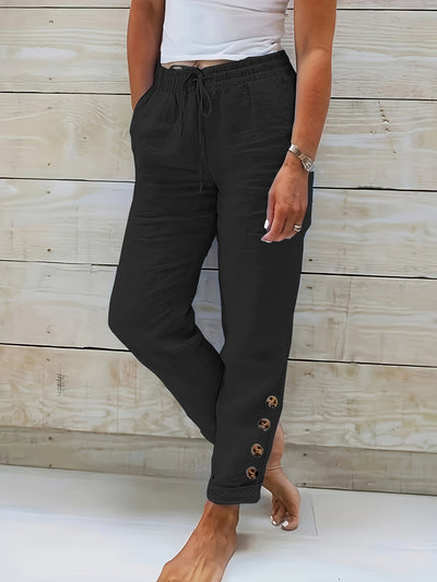 Linnea™ – Slim Rechte Baumwollhose