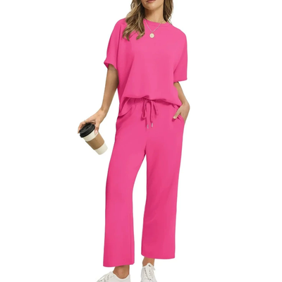 Anna - Damen Freizeitset aus Top und Hose