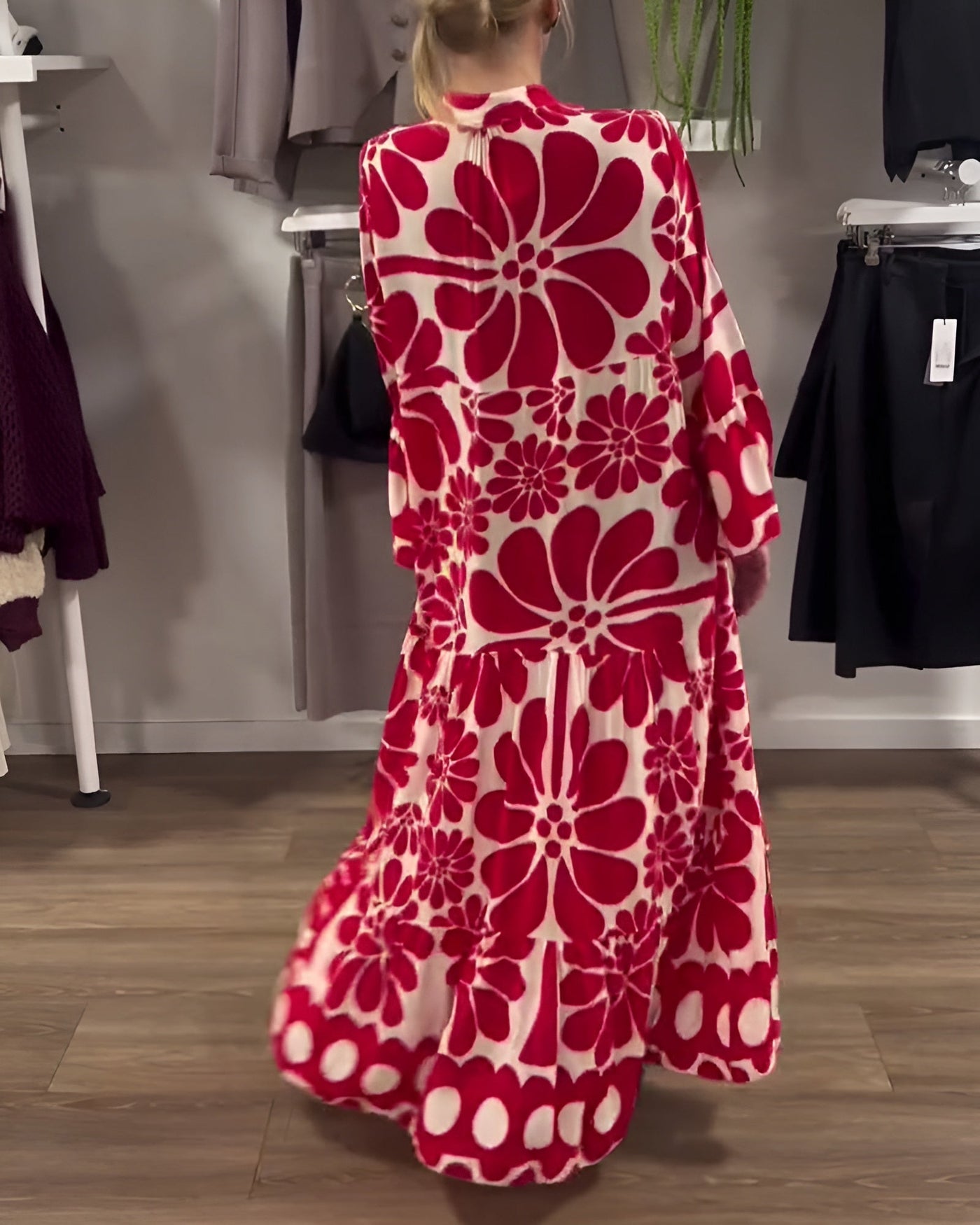 Marielle | Elegantes Maxikleid mit Print