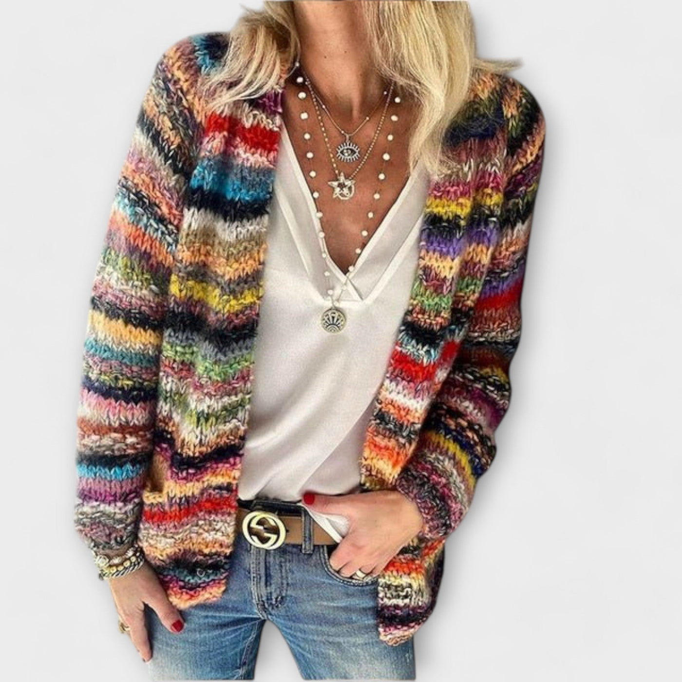 Daria - Lebendiger und Gemütlicher Cardigan