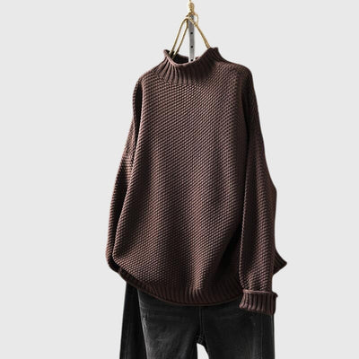Amelia | Strickpullover mit Funnel Neck