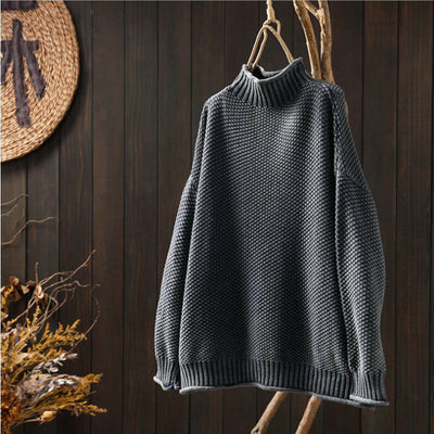 Amelia | Strickpullover mit Funnel Neck