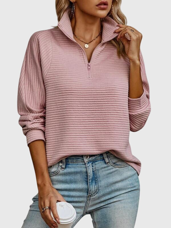 Abigail™ | Eleganter Pullover mit Reißverschluss