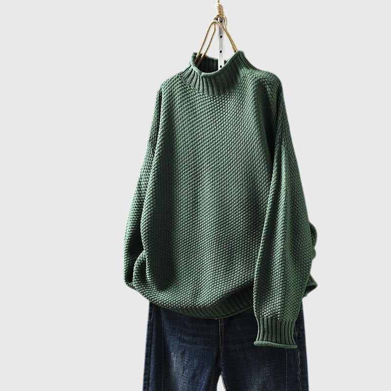 Amelia | Strickpullover mit Funnel Neck