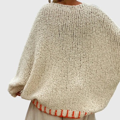 Aria - V-Ausschnitt Strickpullover